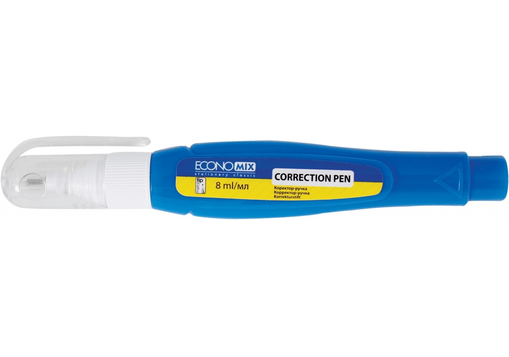 Коректор-ручка ECONOMIX 8 мл (E41314)